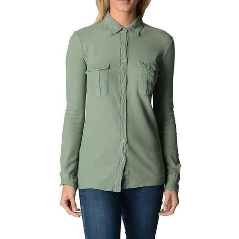 Green S Fred Perry Womens Shirt 31102215 7079
