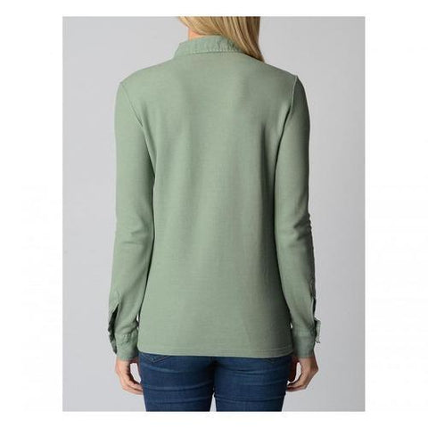 Green L Fred Perry Womens Shirt 31102215 7079