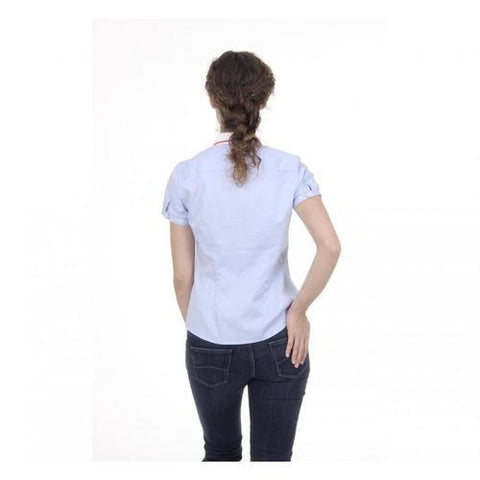 Light Blue S Fred Perry Womens Shirt 31202309 0031