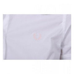 White S Fred Perry Womens Shirt 31202337 9100