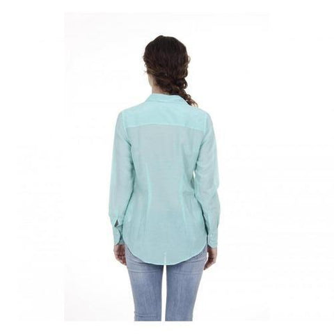 Light Blue S Fred Perry Womens Shirt 31202500 0835