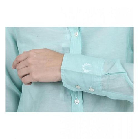 Light Blue L Fred Perry Womens Shirt 31202500 0835