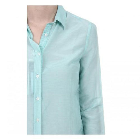 Light Blue L Fred Perry Womens Shirt 31202500 0835