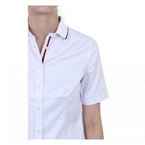Light Blue M Fred Perry Womens Shirt 31202391 0254