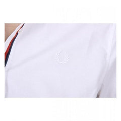 White M Fred Perry Womens Shirt 31202391 9100