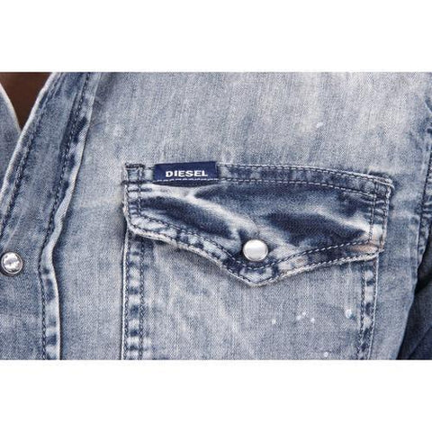 Denim L Diesel Mens Shirt 00SD24 0664A 01
