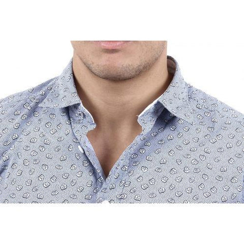 Light Blue M Diesel Mens Shirt 00SGAH 0PAGQ 85W