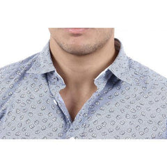 Light Blue M Diesel Mens Shirt 00SGAH 0PAGQ 85W