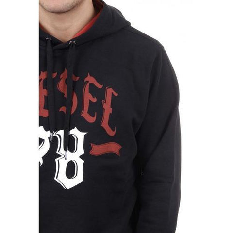 Black S Diesel Mens Sweater 00SDFX 1RHQI 900