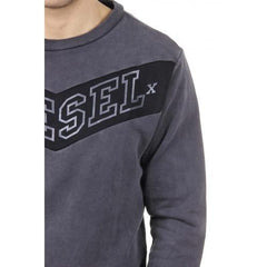 Grey M Diesel Mens Sweater 00SL77 0TAIK 93R