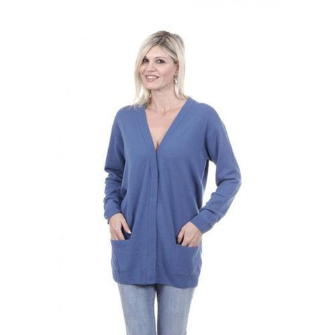 Blue 44 EUR - 8 US Bottega Veneta Womens Cardigan 336876 VS880 4217