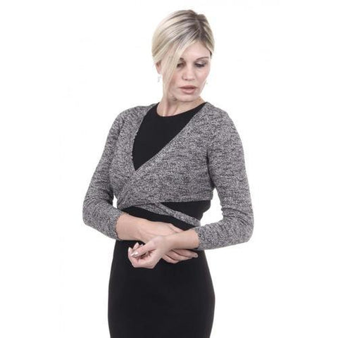 Grey 40 EUR - 4 US Bottega Veneta Womens Cardigan 377639 VZIZ0 4030