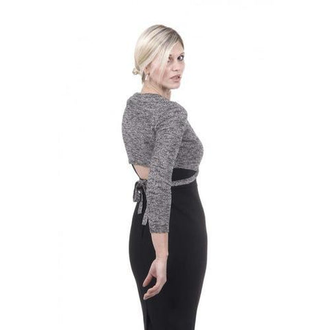 Grey 42 EUR - 6 US Bottega Veneta Womens Cardigan 377639 VZIZ0 4030