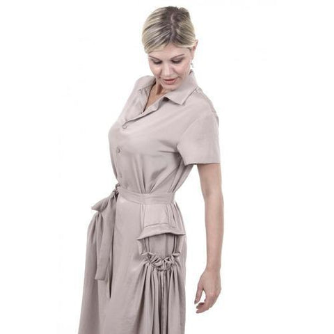 Beige 42 EUR - 6 US Bottega Veneta Womens Dress 362748 VZDS0 9753