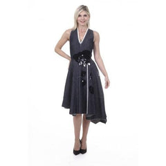Dark Grey 40 EUR - 4 US Bottega Veneta Womens Dress 375131 VZJD0 4030