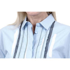 Light Blue 44 EUR - 8 US Bottega Veneta Womens Shirt 365119 VZDQ1 4971