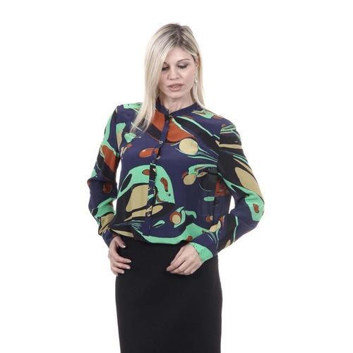 Multicolor 44 EUR - 8 US Bottega Veneta Womens Shirt 390997 VZKH0 4159