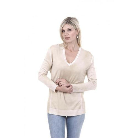 Beige 44 EUR - 8 US Bottega Veneta Womens Sweater 367808 VZDX0 7306
