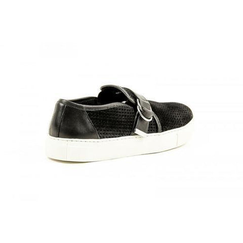 Black 40 EUR - 7 US Balmain Paris Mens Slip On Sneaker S6H T310 BA90 176