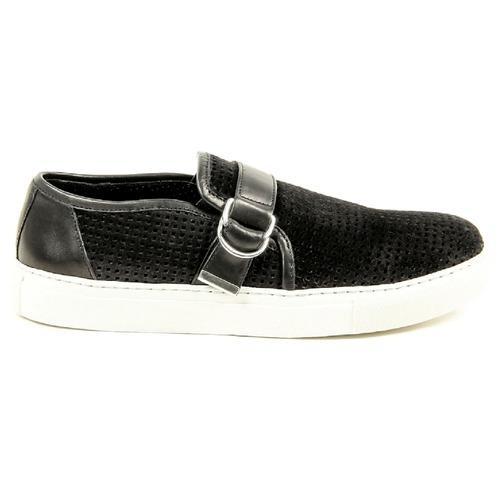 Black 40 EUR - 7 US Balmain Paris Mens Slip On Sneaker S6H T310 BA90 176