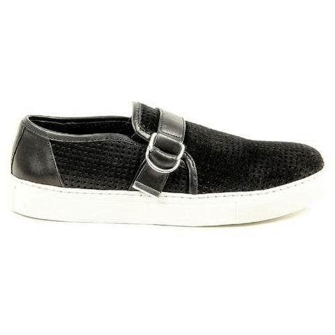 Black 40 EUR - 7 US Balmain Paris Mens Slip On Sneaker S6H T310 BA90 176