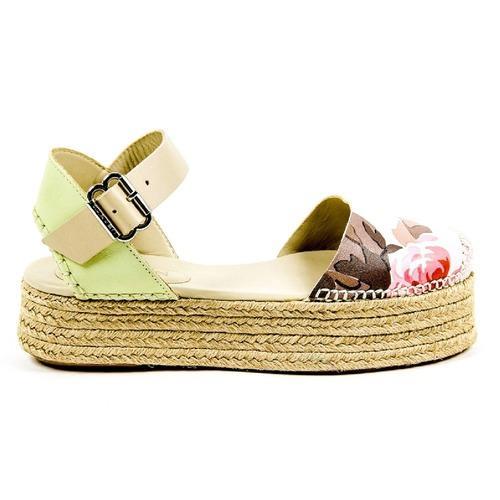 Multicolor 36 EUR - 6 US Carven Womens Espadrille Sandal ESPADRILLE 125 SABLE