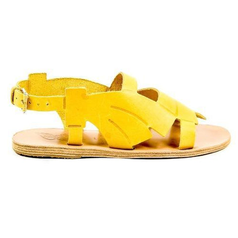 Yellow 36 EUR - 6 US Carven Womens Flat Sandal SANDALE BASSE 222 BANANE