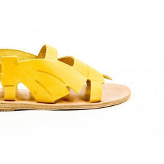 Yellow 37 EUR - 7 US Carven Womens Flat Sandal SANDALE BASSE 222 BANANE