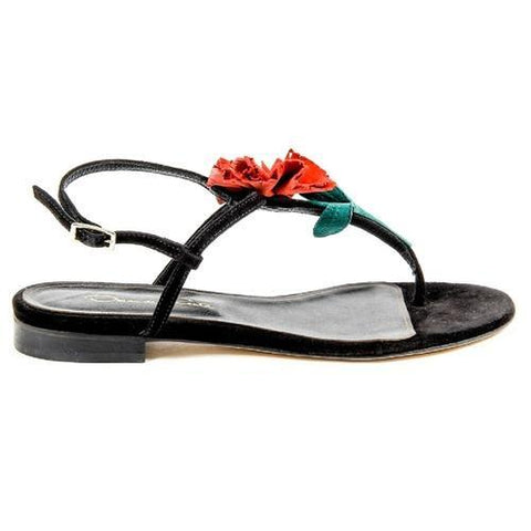 Black 36 EUR - 6 US Oscar de la Renta Womens Slingback Sandal OSTRA S1604422 001