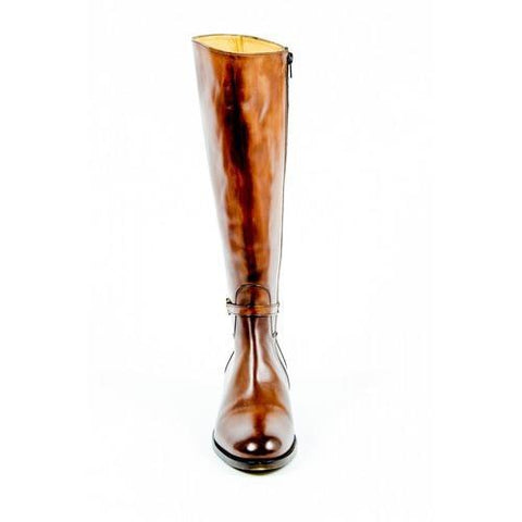 Brown 36 EUR - 6 US Kiton Womens High Boot D34801 4H5103 LUX CAFFE