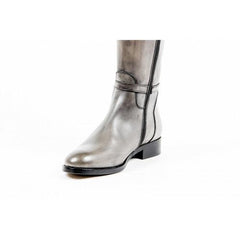 Grey 39 EUR - 9 US Kiton Womens High Boot D34801 4H5106 LUX GRIGIO