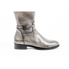 Grey 39 EUR - 9 US Kiton Womens High Boot D34801 4H5106 LUX GRIGIO