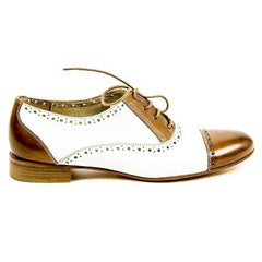 Multicolor 37 EUR - 7 US Kiton Womens Brogue D35803 VINAP CASTANO PRESTIGE BIANCO