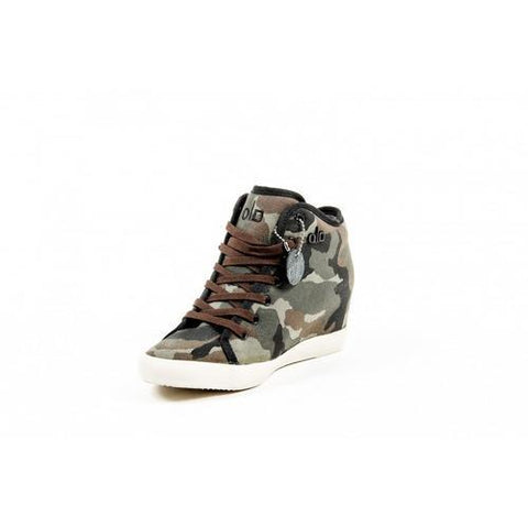 Multicolor 37 EUR - 7 US Olo Womens High Sneaker 71N10 71 GRETA CANVAS PATCH ROCK