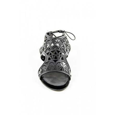 Black 36 EUR - 6 US Parrice Womens Sandal PS15S1 BLACK