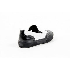 Multicolor 37 EUR - 7 US Robert Clergerie Paris Womens Slip On Sneaker TILO02 V LISSE NOIR V L PERFO BLANCO