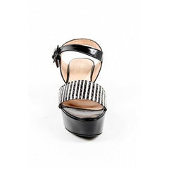 Multicolor 40 EUR - 10 US Robert Clergerie Paris Womens Flatform Sandal FRAKS RAY JAZZ NOIR DBL PDR