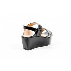 Multicolor 40.5 EUR - 10.5 US Robert Clergerie Paris Womens Flatform Sandal FRAKS RAY JAZZ NOIR DBL PDR