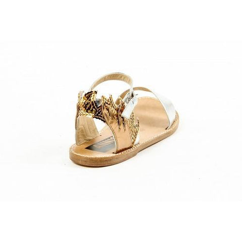 Multicolor 40 EUR - 10 US Golden Goose Womens Ankle Strap Flat Sandal G24D297 A1