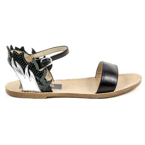 Multicolor 40 EUR - 10 US Golden Goose Womens Ankle Strap Flat Sandal G24D297 A3