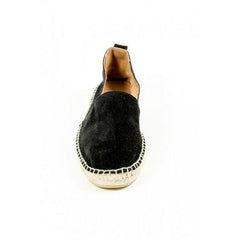 Black 45 EUR - 12 US Sun Z Mens Espadrille PAULO SUEDE BLACK
