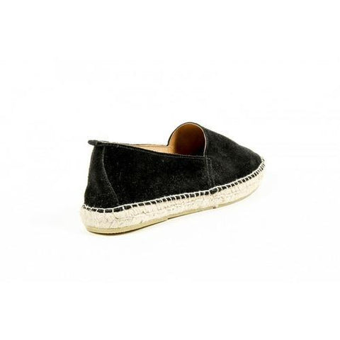 Black 45 EUR - 12 US Sun Z Mens Espadrille PAULO SUEDE BLACK