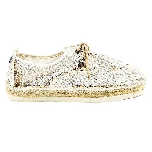 Silver 39 EUR - 9 US Sun Z Womens Espadrille CARMEV GOLD PAILE