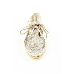 Silver 41 EUR - 11 US Sun Z Womens Espadrille CARMEV GOLD PAILE