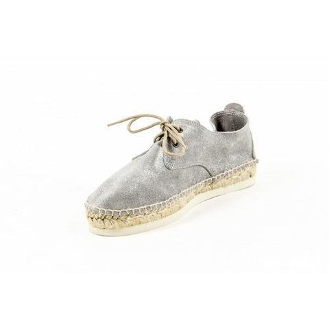 Silver 38 EUR - 8 US Sun Z Womens Espadrille CARMEV NOTU METAL