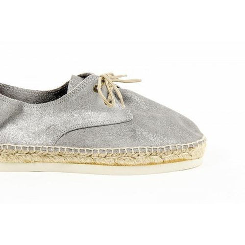Silver 40 EUR - 10 US Sun Z Womens Espadrille CARMEV NOTU METAL