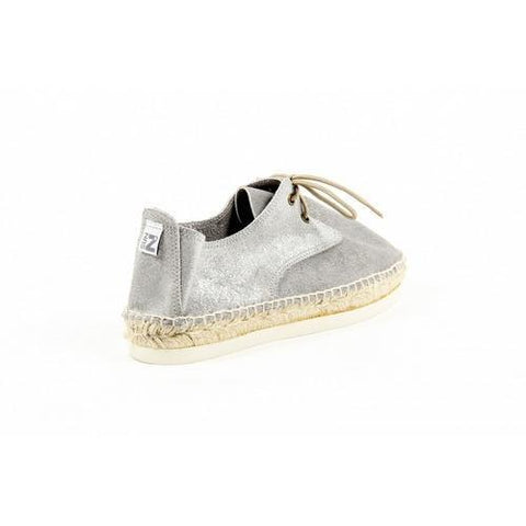 Silver 40 EUR - 10 US Sun Z Womens Espadrille CARMEV NOTU METAL
