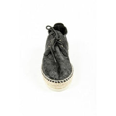 Black 39 EUR - 9 US Sun Z Womens Espadrille CARMEV BLACK METAL