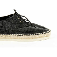 Black 41 EUR - 11 US Sun Z Womens Espadrille CARMEV BLACK METAL
