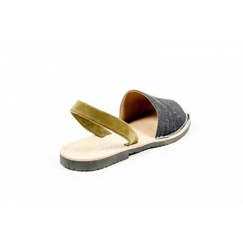 Multicolor 45 EUR - 12 US Del Rio London Mens Flat Sandal VINTAGE H DENIM 14SS10304